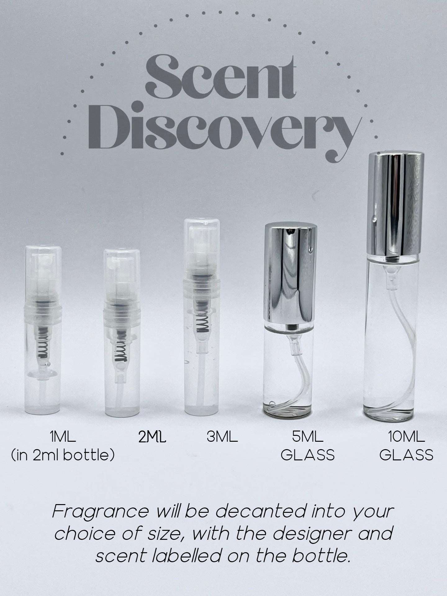 Scent Discovery perfume samples and perfume travel bottles